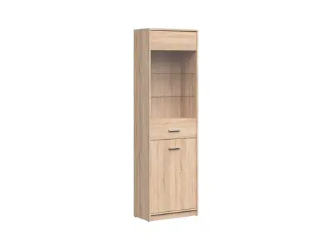 Nepo Plus REG1D1W polcos szekrény sonoma