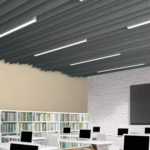 Bilnora extra sűrű függőleges mennyezeti panel 120x30x1,2cm - 06 Ezüst