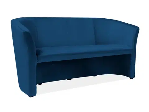 TM-3 Velvet kanapé wenge/ sötétkék (Bluvel 86)