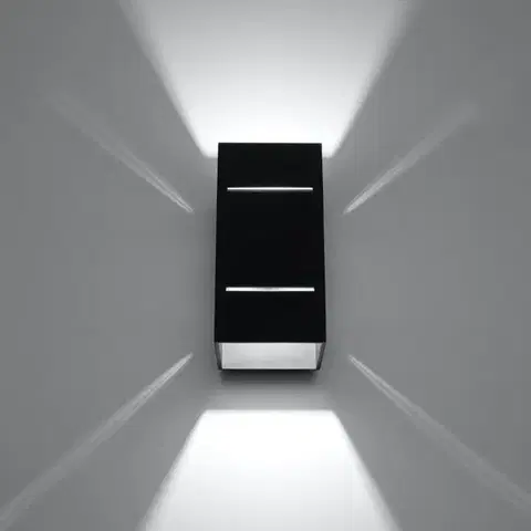 Blocco fekete fali lámpa