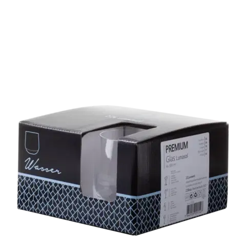Poharak Tumbler 300 ml szett 4 db - Premium Glas Optima - 321020