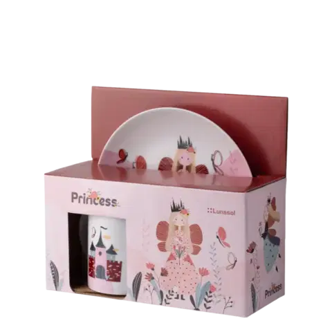 Princess gyermek porcelán étkészlet 3 db – KIDS WORLD - W0184
