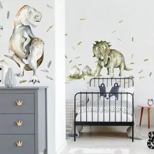 Falmatrica dinoszauruszokkal, dinós falmatricák fiúknak