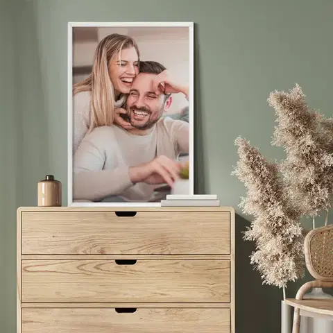 Fotóból készült kép fa képkerettel