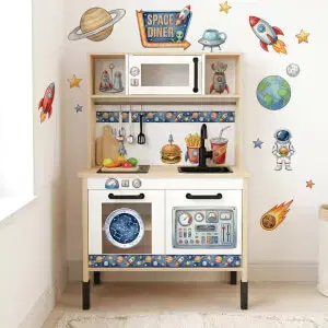 IKEA DUKTIG konyhai matricakészlet - Space Dinner