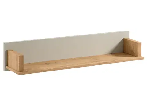 Indigo P1 fali polc bézs/ wotan tölgy