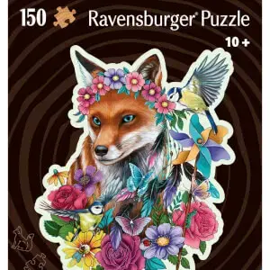 Fa puzzle Színes róka 150 darab