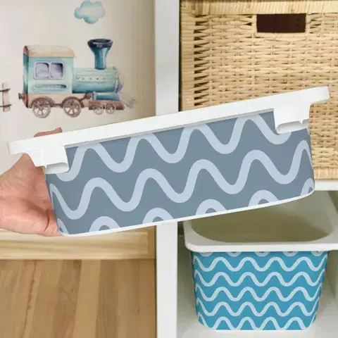 Matrica az IKEA TROFAST dobozra – Hullámok
