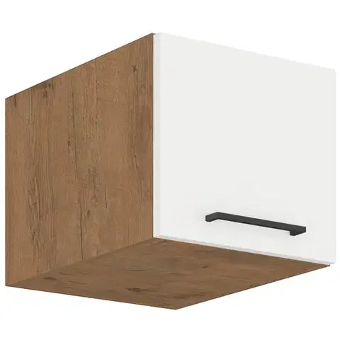 Niki 30. konyha 40 NAGU-36 1F 40x36x57cm fényes fehér/lancelot tölgy