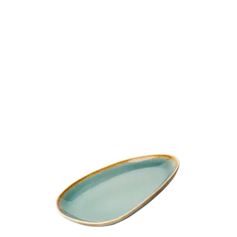Tányér Triangle Sand türkiszkék 20,5 cm – Gaya - 451965