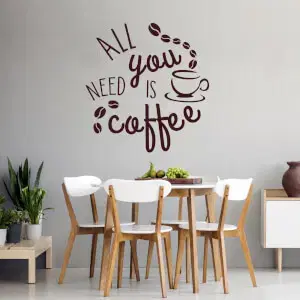 Falmatricák konyhába és ebédlőbe - All you need is coffee