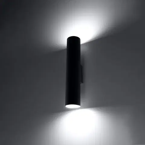 Lagos 2 fekete fali lámpa