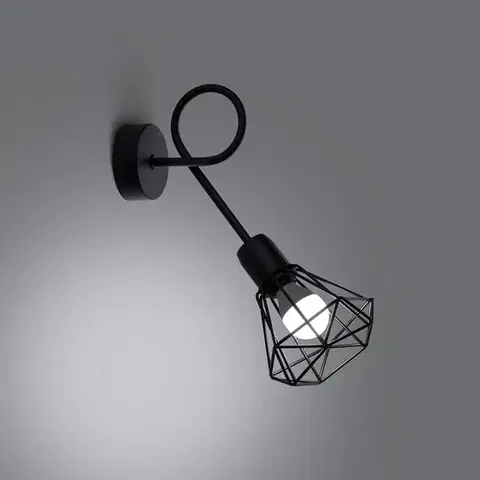 Artemis 1S fekete fali lámpa