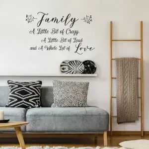 Falmatricák nappaliba - Family and love