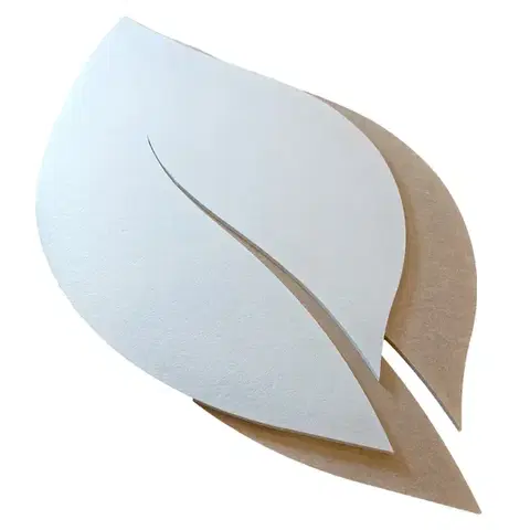 Bilnora extra sűrű, levél alakú mennyezeti panel 1400x700x12mm - 1 fehér