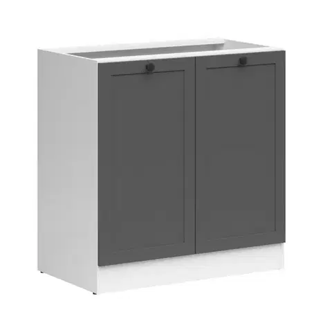 Junona Line D2D/80/82_BBL konyha grafit/ fehér
