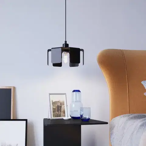 Incline fekete asztali lámpa