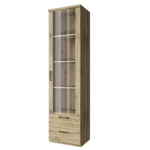 Doorset W 1W2S vitrin navarra tölgy
