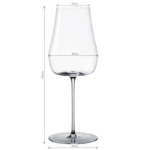Fehérboros poharak 530 ml-es készlet 2 db — Green Wave Platinum Line Lunasol II - 322900