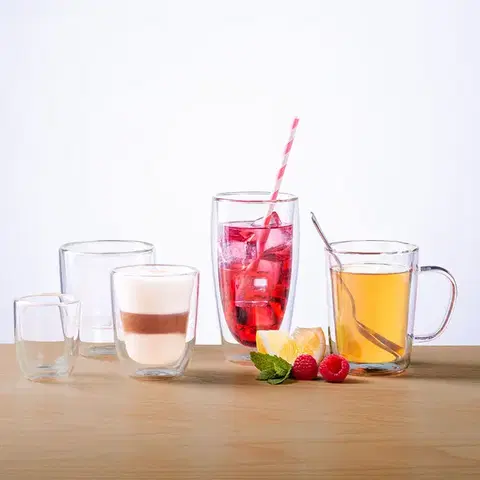 BASIC Glas Double Wall pohár 70 ml - szett 4 db - 321236