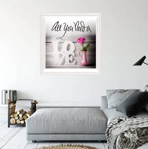 Öntapadós tapéta falra - All You ..., rózsa
