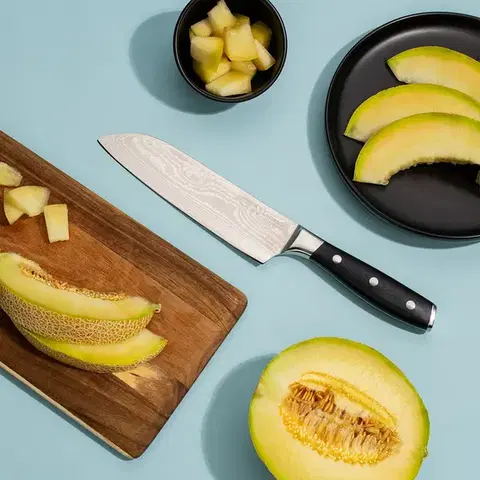 Santoku kés 18 cm - Lunasol Platinum Line - 128781