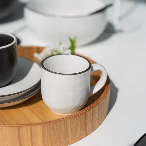12 darabos kávéskészlet — Elements Yin &amp; Yang white - W0229