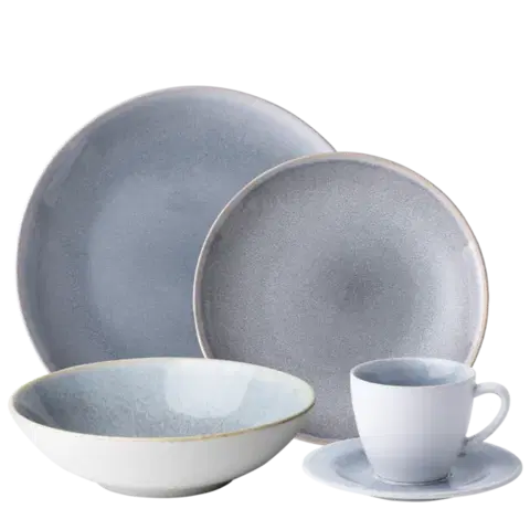 Porcelán készlet 20 db — Gaya Atelier Glacial Ice Lunasol - W0107