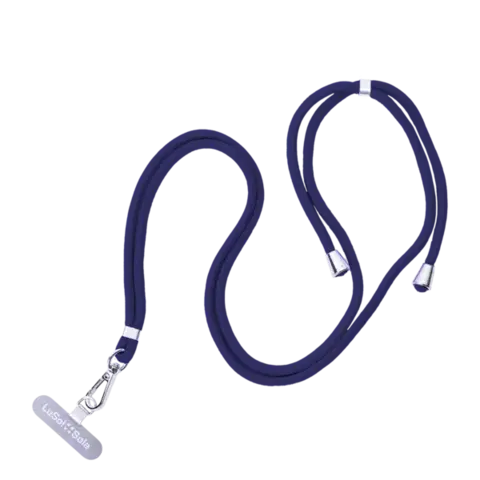 Crossbody mobiltelefon—zsinór Lusol::Sola logóval, kék - 593331