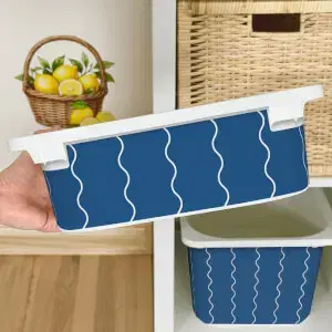 Matrica IKEA TROFAST dobozhoz - Kék hullámok