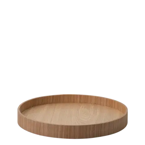 Kerek tálca Ø 30 cm, M: 3.5 cm – Elements Wood kőris - 593984
