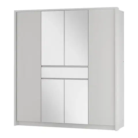 Gardrób XXXII/200 tükrös gardrób fehér