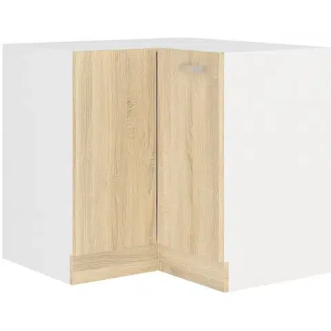 NIKI 21. konyha 90X90 DN 1F BB 83/83x82x48cm sonoma/fehér (munkalap nélkül)