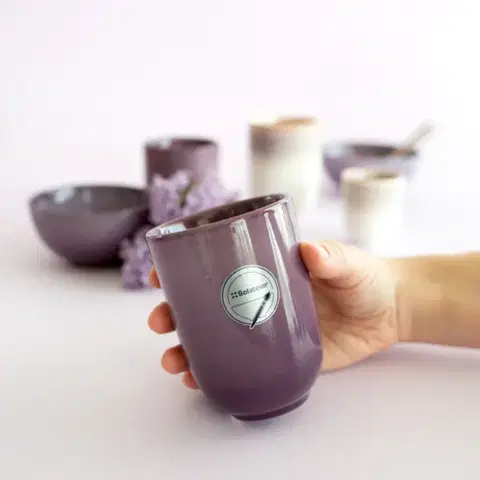 Fül nélküli csésze 300 ml — Gaya Solatelier Aubergine - 493212