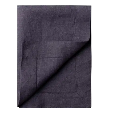 Antracit lenvászon terítő 35 x 50 cm — Gaya Ambiente - 596448