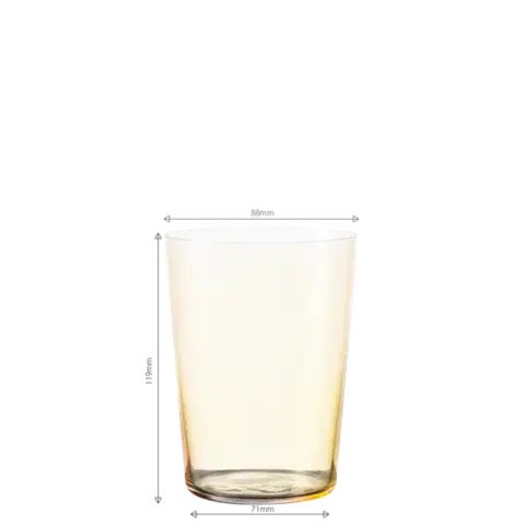 Sárga Tumbler poharak 515 ml készlet 6 db – 21st Century Glas Lunasol META Glass - 322662