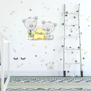 Öntapadós macis tapéták névvel