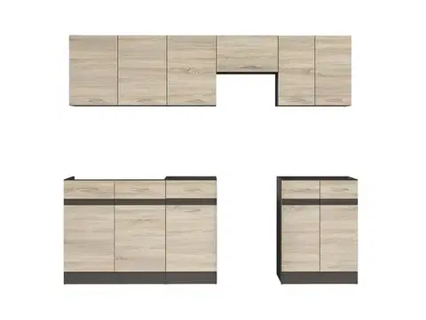 Junona Line JUNONA_MODUL_WER_2/230_BBL konyha sonoma/ wenge