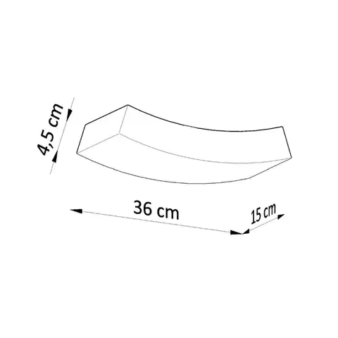 Hattor fehér kerámia fali lámpa