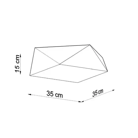 Hexa 35 ezüst mennyezeti lámpa