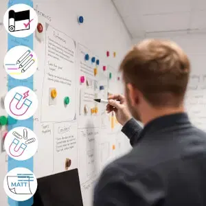 Prémium mágneses fólia INSPIO - matt, erős, jelölhető
