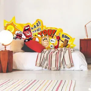 Falvédő ágy mögé - Pop art