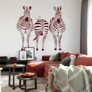 Fali matrica - Három zebra
