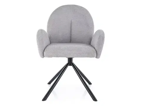 Planet Raven étkező szék fekete láb/ szürke 06