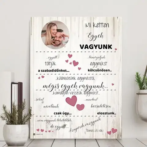 Ajándék nőnek - Meglepetés egyetlen szerelmednek - kép falra