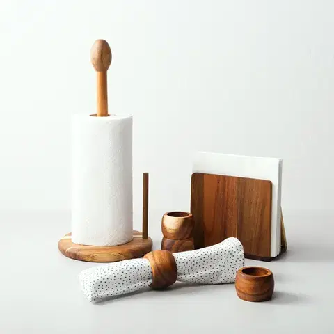 Akácfa szalvétatartó 15,2 x 8,9 cm - FLOW Wooden - 593708