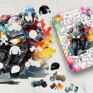 Motoros puzzle - Puzzle haladóknak