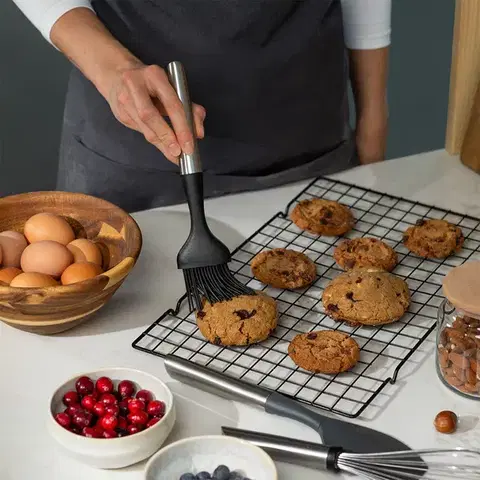 Cukrászkefe rozsdamentes acél nyéllel 25 cm - 596584