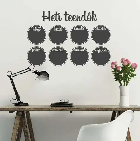 Tábla matrica - Heti teendők
