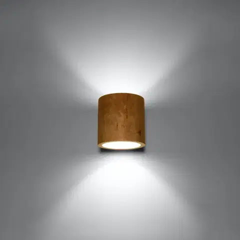 Orbis natúr tölgy fali lámpa